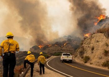 بسبب تواصل الحرائق: سلطات لوس أنجلس توزّع كمّامات على المواطنين