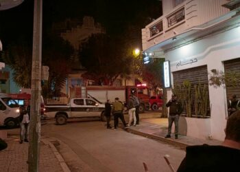 العاصمة: حضور أمني كثيف في محيط شارع الحرية حيث قد يكون أحد الأشخاص اضرم النار في نفسه