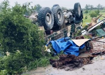 سليمان : انقلاب شاحنة عسكرية يسفر عن إصابة 3 عسكريين‎