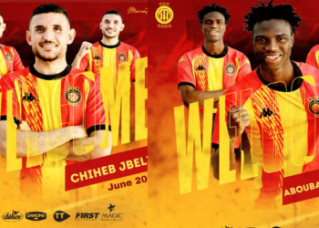 كرة القدم: الترجّي ينتدب دياكيتي والجبالي لمدّة موسمين ونصف