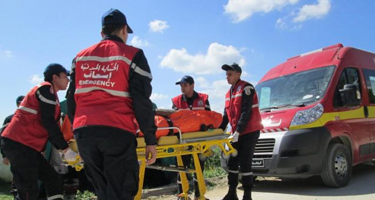 جهات-زغوان: اصطدام بين شاحنة خفيفة وسيارة نقل ريفي وإصابة 5 أشخاص