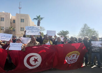 جهات-تطاوين: تجدّد احتجاجات إطارات وأعوان شركة البيئة والغراسة والهندسة