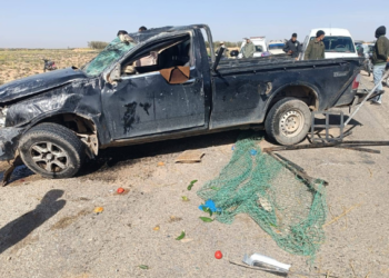 جهات-قفصة: وفاة شخصين إثنين في اصطدام شاحنتين خفيفتين