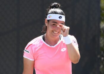 تقدمت بمركزين اثنين : أنس جابر في المرتبة 30 في التصنيف العالي الجديد