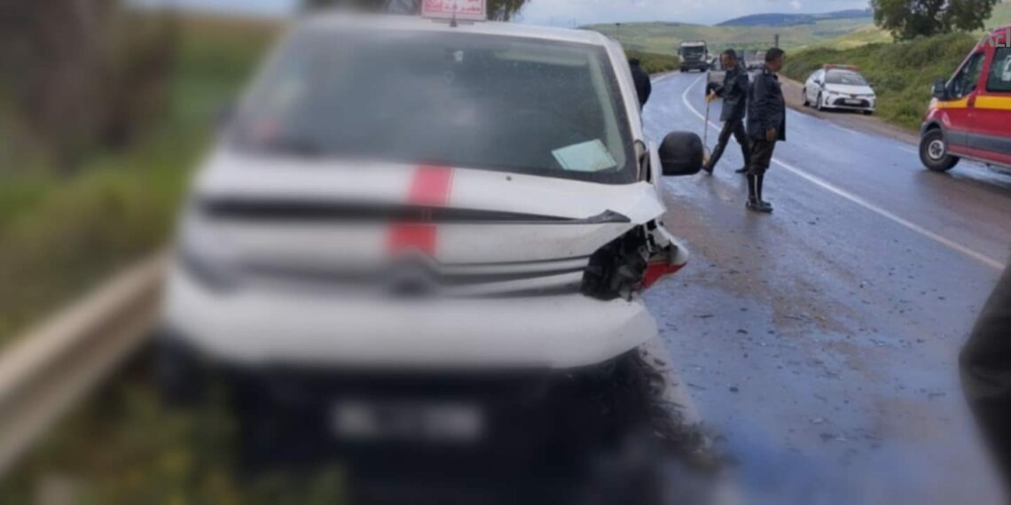 جهات-منوبة: تعرض 5 ركاب إلى إصابات خفيفة في اصطدام لواج بسيارة خاصة