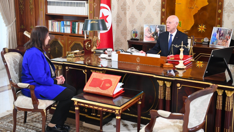 قيس سعيّد يستقبل رئيسة الحكومة: الثورة التشريعية لا يمكن ان تكون بانصاف الحلول