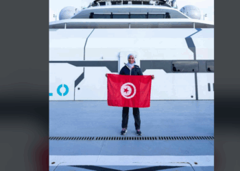 إبنة ڤبلي، ندى عبد القادر أول تونسية على متن أكبر سفينة علمية في العالم
