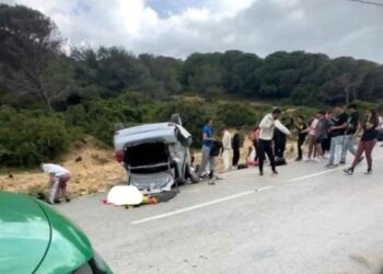 بنزرت: حادثا مرور تسببا في وفاة تلميذة وإصابة 12 آخرين كانوا يحتفلون ب”الباك سبور”