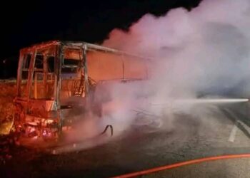 قصر السعيد-منوبة: احتراق حافلة لشركة النقل الحضري ولا أضرار بشريّة