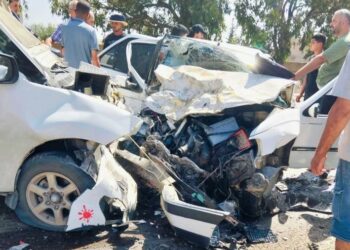 حفوز_القيروان: حادث مرور يودي بحياة 3 اشخاص على عين المكان