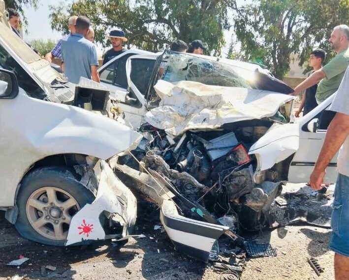 حفوز_القيروان: حادث مرور يودي بحياة 3 اشخاص على عين المكان