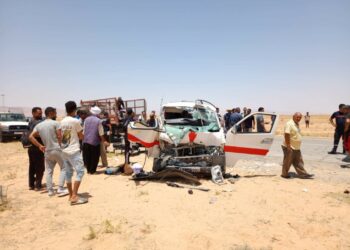 منزل الحبيب-قابس: اصطدام بين سيارة وشاحنة يخلف 9 اصابات