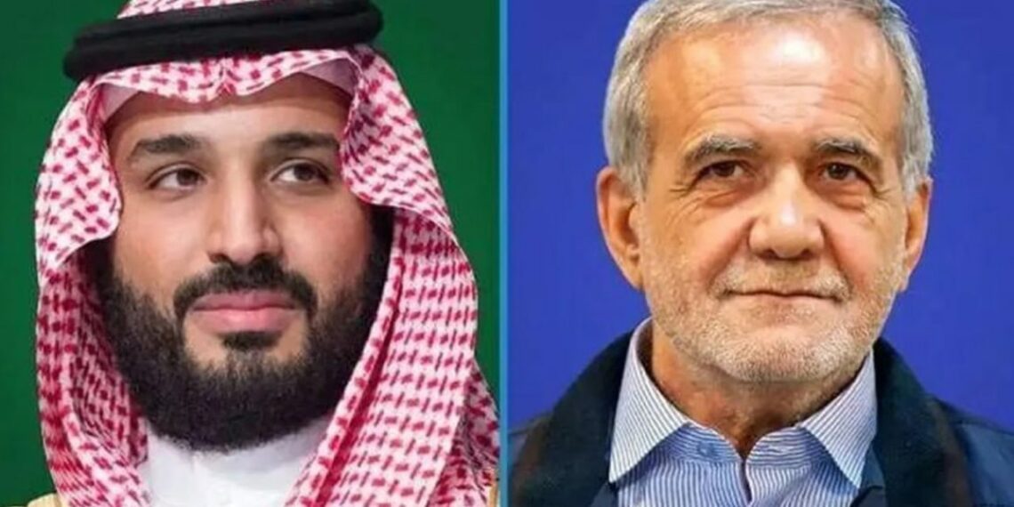 الرئيس الإيراني يبلغ ولي العهد السعودي استعداده لحل الخلافات مع امريكا