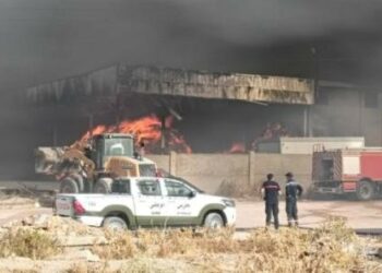 جبل الوسط-زغوان: الحماية المدنية على وشك السيطرة على الحريق بمعمل الفريب