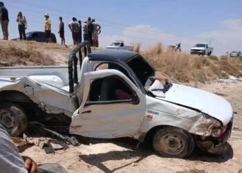 الشراردة-القيروان: حادث مرور يودي بحياة امرأة وفتاة وإصابة 4 أشخاص