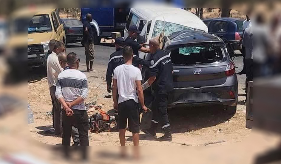 مارث-قابس: حادث مرور يسفر عن قتيلين وستة مصابين