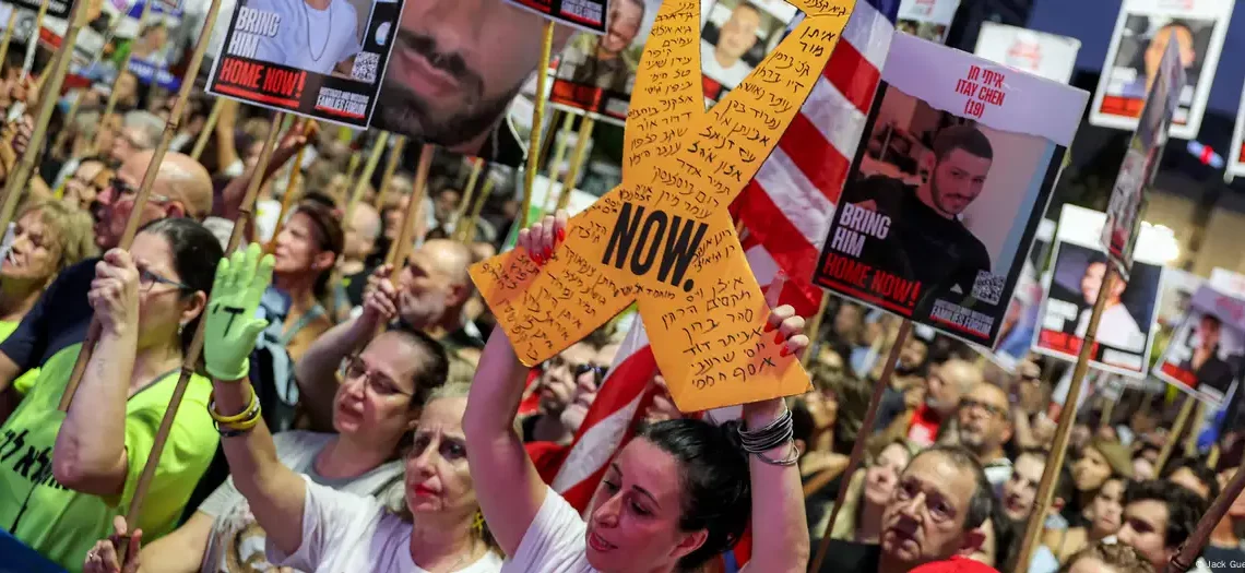 لإطلاق سراح الرهائن وإنهاء الحرب…مظاهرات حاشدة في تل أبيب