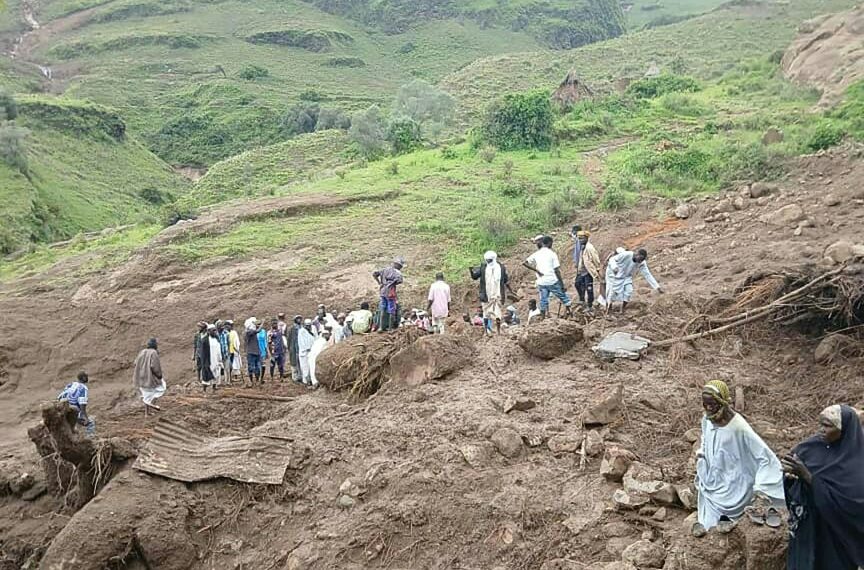 السودان: انزلاق أرضي يأتي على قرية ويودي بحياة 1000 شخص