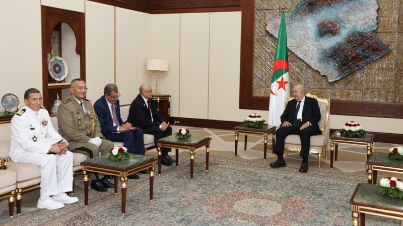 وزير الدفاع يلتقي عبد المجيد تبّون في الجزائر