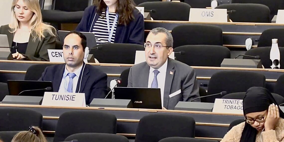 بعثة تونس بجنيف تجدد موقف البلاد الثابت في الدفاع عن حق الشعب الفلسطيني في إقامة دولته المستقلة على كامل أراضيه المحتلة