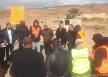 وفد من البنك الأفريقي للتنمية في  زيارة إلى  القصرين