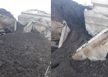 المتلوي-قفصة: انقلاب قطار نقل الفسفاط يودي بحياة احد أفراد الطاقم