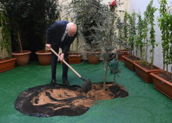 رئيس الجمهورية يشرف بمقر المجلس الاعلى للتربية والتعليم على الاحتفال بعيد الشجرة