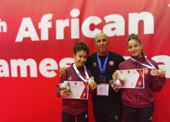 تتويج البطلتين الشابتين التونسيتين في الألعاب الافريقية بالعاصمة الانغولية لواندا