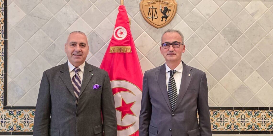 كاتب الدولة لدى وزير الخارجية يستقبل السفير اللبناني الجديد بتونس