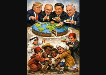 الكعكة للكبار واللهو للصغار