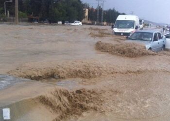 إنقطاع طريق السيارة في إتجاه سوسة