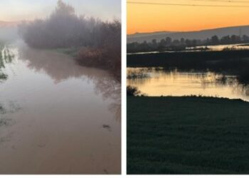 جندوبة: إنقطاع الطريق بين جندوبة والطواهرية بعد فيضان وادي بجر