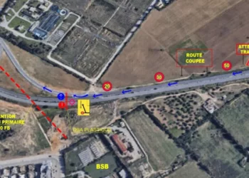 تحويل حركة الجولان بين محوّل برج غربال والمدخل الرئيسي لملعب رادس