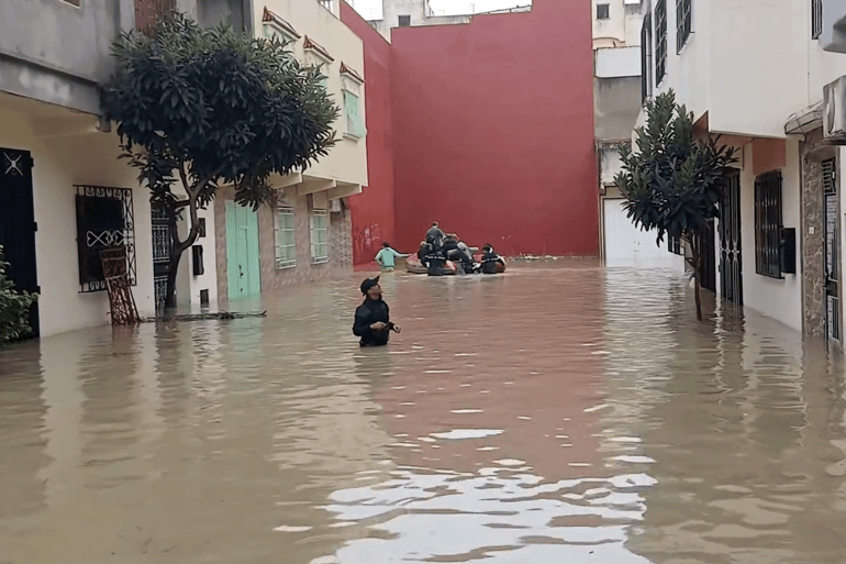 المغرب: إجلاء أكثر من 50 ألف شخص بسبب الأمطار الغزيرة
