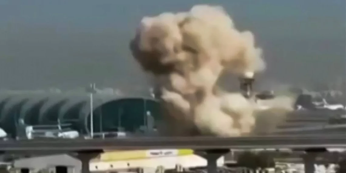 دبي: إصابة خزان وقود بالمطار بمسيّرة…ولا توجد خسائر بشريّة