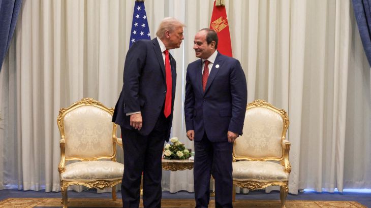 السيسي لترامب: هذه الحرب لا يستطيع إيقافها إلّا انت!