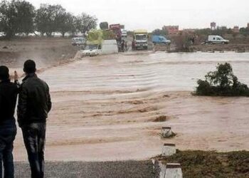 جندوبة: انقطاع وادي الرغاي بسبب ارتفاع منسوب مياه الأمطار