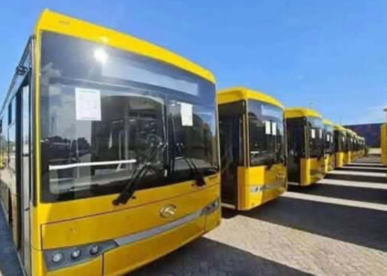 وصول 136 حافلة جديدة إلى ميناء حلق الوادي