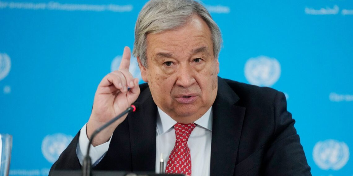 أنطونيوو غوتيريش: نحن على حافة حرب قد تبتلع الشرق الأوسط