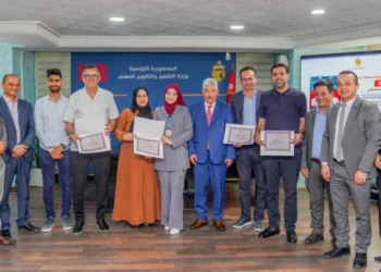 تكريم المُتوجة في مسابقة كبار الطباخين من روسيا من قبل وزارة التشغيل