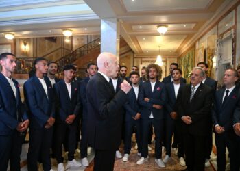  کأس العالم ‘2026: قيس سعيّد يستقبل المنتخب الوطني