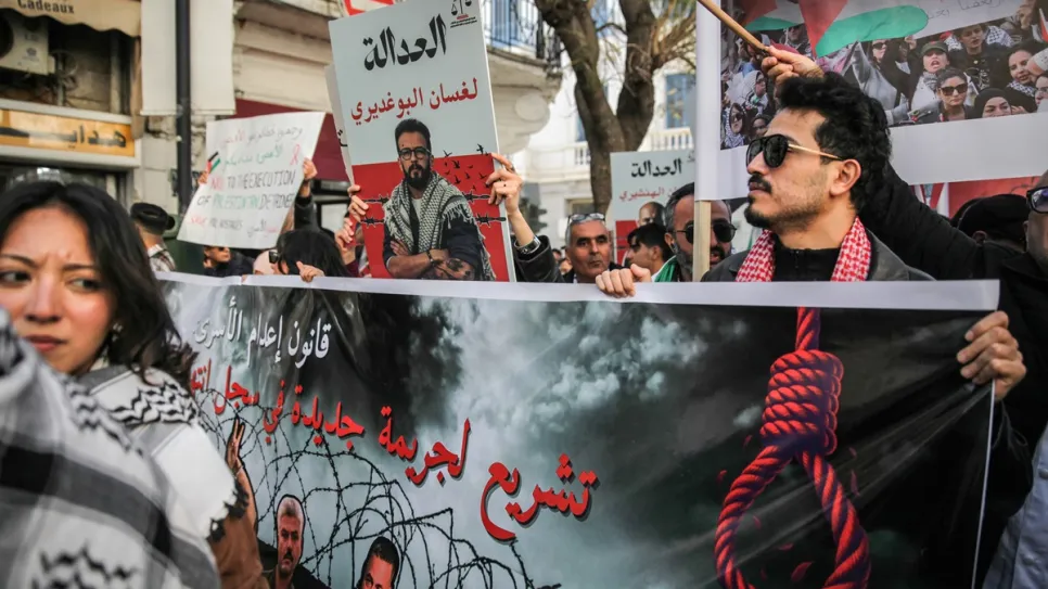 عضو هيئة أسطول الصمود غسان البوغديري يعلن خوض إضراب جوع مفتوح داخل السجن