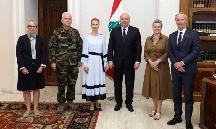 الرئيس اللبناني يتمسك بالتفاوض مع إسرائيل