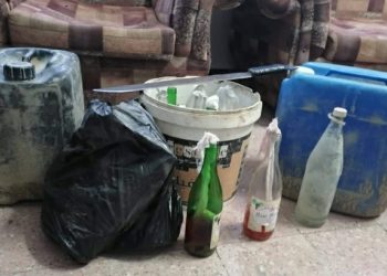 Arrestation de quatre leaders et saisie de Molotov, Essence et masques, à Cité El Khadhra (Tunis)