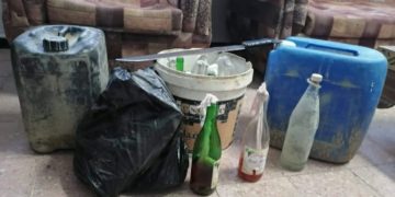 Arrestation de quatre leaders et saisie de Molotov, Essence et masques, à Cité El Khadhra (Tunis)