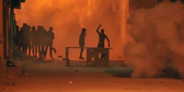 Les manifestations ont repris dès l’établissement du couvre-feu