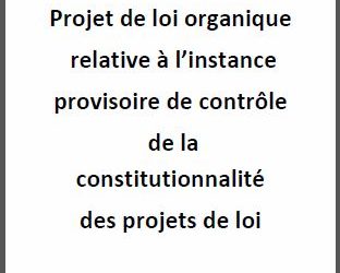 L&rsquo;Instance Provisoire de Contrôle de Constitutionnalité des Projets de Lois  répond à Méchichi