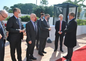 Entretien Méchichi / ambassadeurs G7/UE, sur les perspectives de sortie de crise
