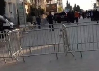 Fermeture de tous les accès à l&rsquo;avenue Kheyreddine Pacha à Tunis
