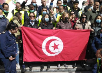Protestations des agents de la protection civile